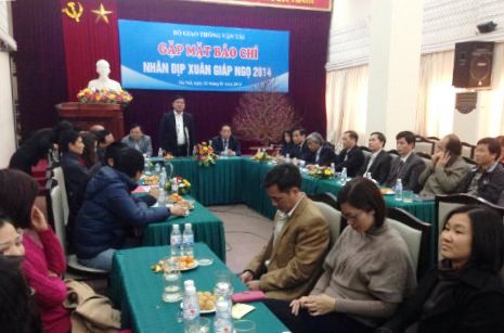 Bộ Giao thông vận tải tổ chức buổi gặp mặt các cơ quan thông tấn, báo chí nhân dịp đón Xuân mới Giáp Ngọ 2014